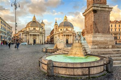 Italien Latium Rom Piazza del Popolo